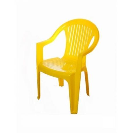 Кресло садовое Стандарт Пластик Групп, Классик, 59*56,8*82,5 см, желтый
