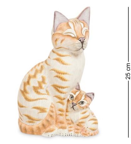 Фигурка Decor and Gift, Кошка с котенком, о.Бали, 25 см