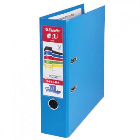 Папка-регистратор Esselte, VIVIDA Plus, А4+, 80 мм, синий