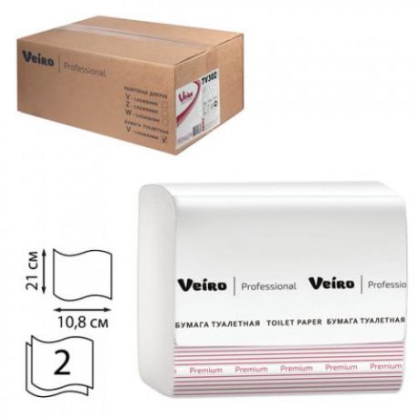 Туалетная бумага Veiro PROFESSIONAL, Premium, 250 листов, 30 шт