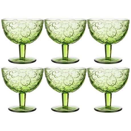 Набор бокалов для коктейлей Lefard, Muza Color, Джангл, 320 мл, 6 предметов, зеленый