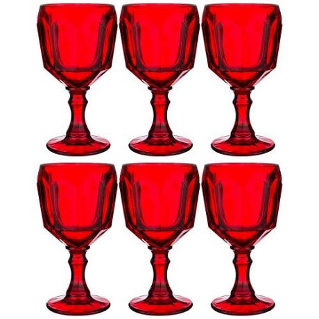Набор бокалов для вина Lefard, Muza Color, Рока, 400 мл, 6 предметов