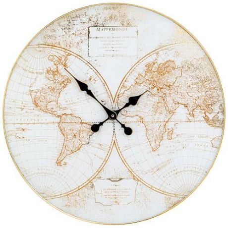 Часы настенные Lefard, Карта мира, 59,5*59,5*6 см