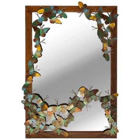 Зеркало настенное Lefard, Бабочки, 65,5*20*96,5 см