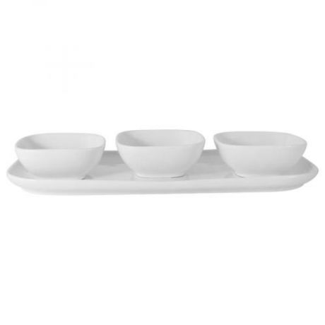 Набор столовой посуды MAXWELL & WILLIAMS, Форма, 4 предмета, белый