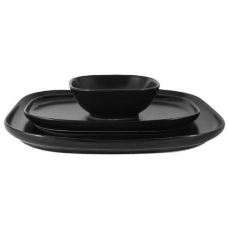 Набор столовой посуды MAXWELL & WILLIAMS, Форма, 3 предмета, черный