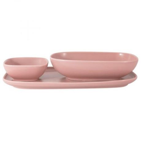 Набор столовой посуды MAXWELL & WILLIAMS, Форма, 3 предмета, нежно-розовый