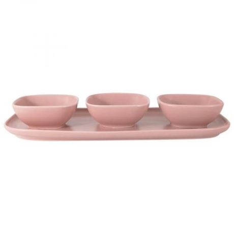 Набор столовой посуды MAXWELL & WILLIAMS, Форма, 4 предмета, розовый