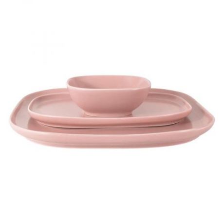 Набор столовой посуды MAXWELL & WILLIAMS, Форма, 3 предмета, розовый