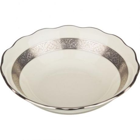 Тарелка суповая Elisabeth, Луксор, 16 см, серебро