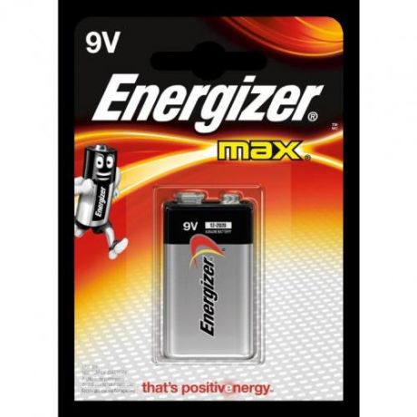 Батарейки щелочные Energizer, Max, 522, 9V, BP1, 2 шт