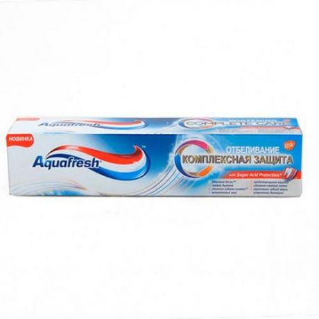 Зубная паста Aquafresh, Комплексная защита, Отбеливание, 100 мл