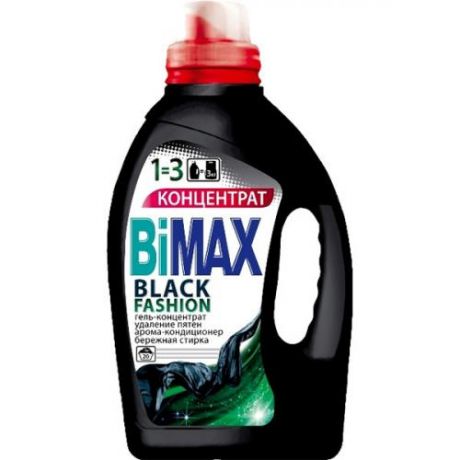 Гель для стирки BiMAX, Black Fashion, 1,5 л