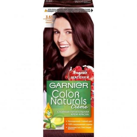 Краска для волос GARNIER, Color Naturals, Сочная ежевика, 3.61
