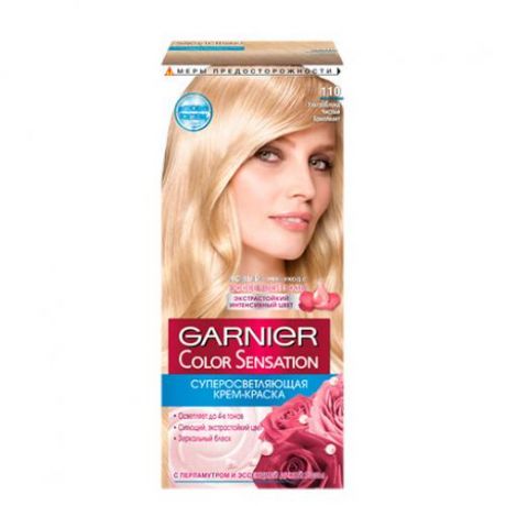 Краска для волос GARNIER, Color Sensation, Ультраблонд чистый бриллиант, 110