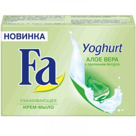Крем-мыло туалетное Fa, Yoghurt, Алоэ вера, 90 гр