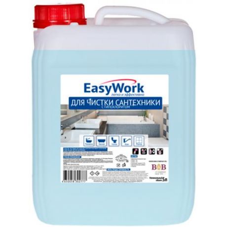 Чистящее средство для сантехники EasyWork, 5 л