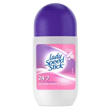 Дезодорант-антиперспирант Lady Speed Stick, 24/7, Дыхание свежести, 50 мл