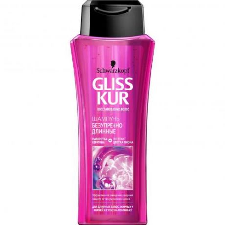 Шампунь для волос GLISS KUR, Безупречно длинные, 400 мл