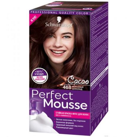 Краска для волос Perfect Mousse, Морозный шоколад, 468