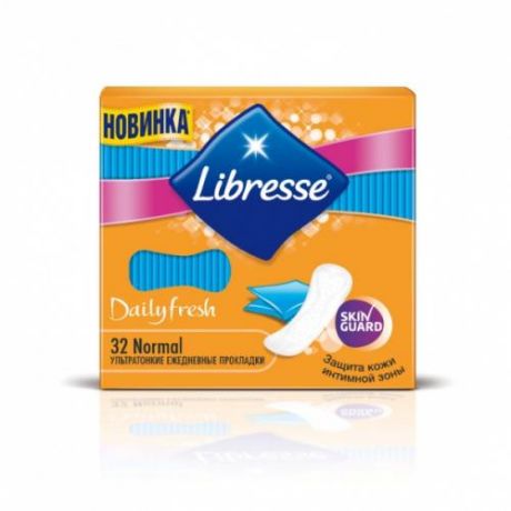 Прокладки Libresse, Dailyfresh, Normal, 32 шт