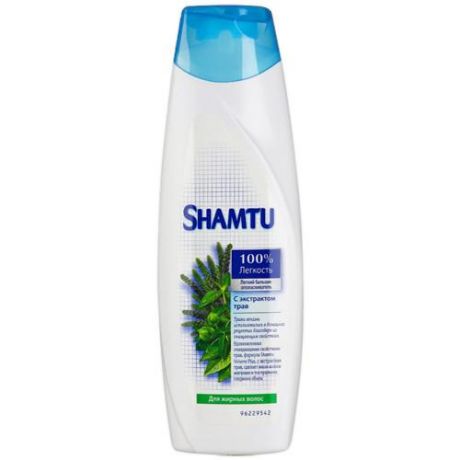 Бальзам для волос Shamtu, Глубокое очищение и свежесть, С экстрактами трав, 200 мл
