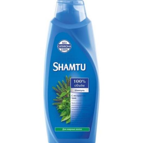 Шампунь для волос Shamtu, Глубокое очищение и свежесть, С экстрактами трав, 650 мл