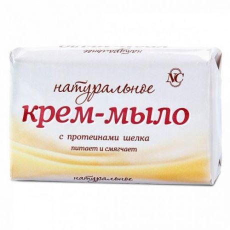 Крем-мыло Невская Косметика, Натуральное, С протеинами шелка, 90 г