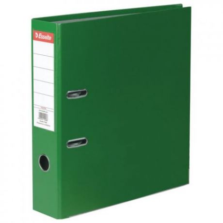 Папка-регистратор Esselte, Economy, А4, 75 мм, зеленый