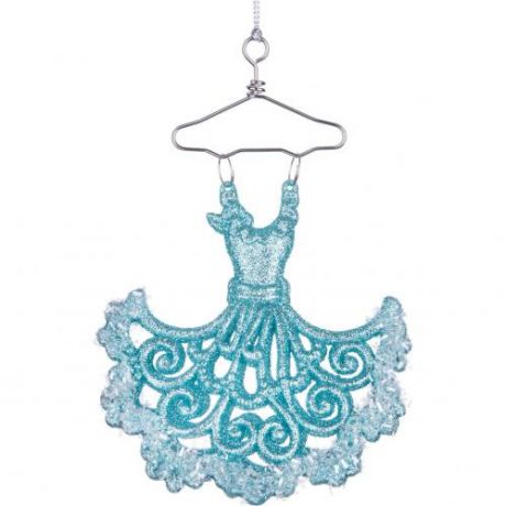 Елочная игрушка Arti-M, Дамское платье, 14 см
