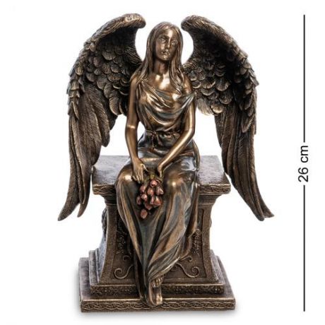 Статуэтка Veronese, Ангел с розами, 19*11*26 см