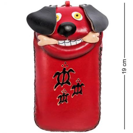 Чехол для телефона Art East, Собака, 10*4*19 см, красный