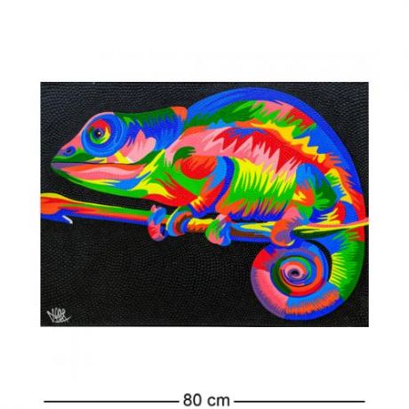 Картина Art East, Радужный хамелеон, 80*60 см