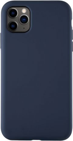 Клип-кейс uBear iPhone 11 Pro Max liquid силикон Navy