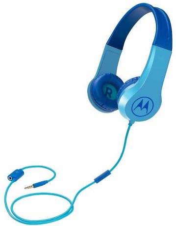 Наушники с микрофоном Motorola SQUADS 200 накладные Blue