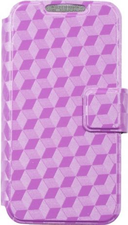 Чехол-книжка OxyFashion SlideUP Cube универсальный размер M 4,3-5,5" Purple