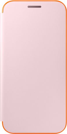 Чехол-книжка Samsung Galaxy A3 2017 Neon Flip Cover розовый