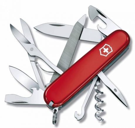 Нож перочинный Victorinox Mountaineer 1.3743 91мм 15 функций красный