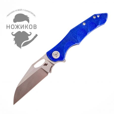 Складной нож CH Night Hawk, сталь D2 цвет синий