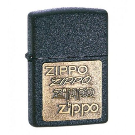 Зажигалка ZIPPO Classic с покрытием Black Crackle™, латунь/сталь, матовая, 36x12x56 мм