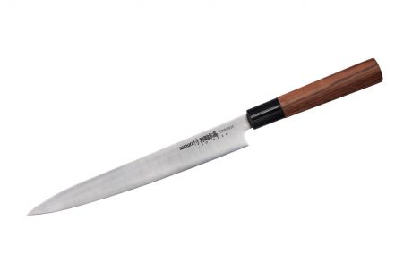 Нож кухонный "Samura OKINAWA" Янагиба 240 мм, AUS-8, палисандр