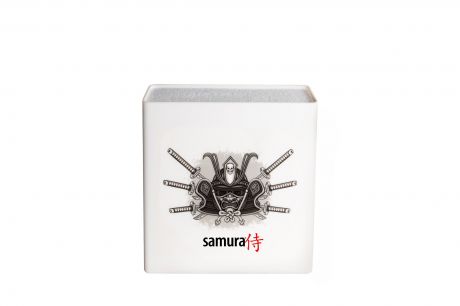 Подставка универсальная для ножей "Samura", 230x225x82 мм, пластик (белая, самурай)