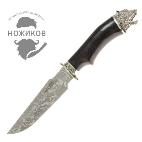 Нож Ирбис с головой медведя, Х12МФ