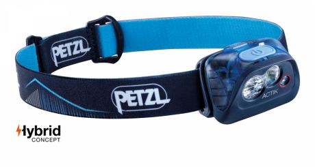 Фонарь светодиодный налобный Petzl Actik синий, 350 лм