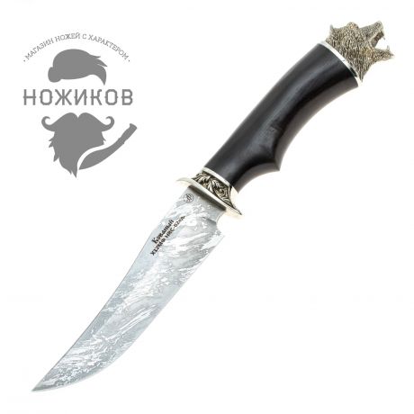 Нож Рыбак-2 с головой медведя, Х12МФ