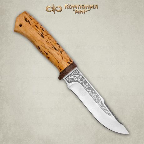 Нож АиР Стрелец, сталь М390, рукоять карельская береза