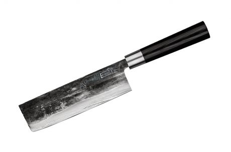 Набор кухонный - нож кухонный "Samura SUPER 5" накири 171 мм, гвоздичное масло, салфетка