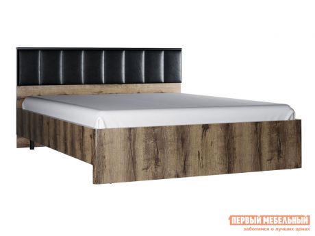 Двуспальная кровать Первый Мебельный Кровать Джагер с мягким изголовьем 160х200