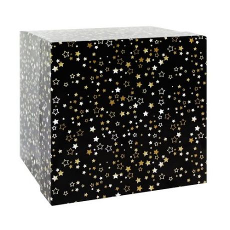 Коробка подарочная "Звезды", 15,5 х 15,5 х 15,5 см