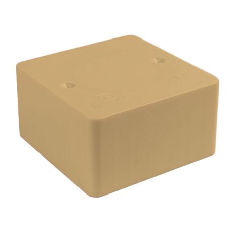 Коробка распределительная Промрукав для кабель-каналов квадратная 80х80х40 мм сосна IP42 универсальная безгалогенная
